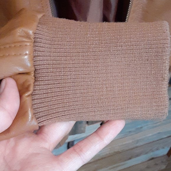 Womens Pleather Jacket - Picture 4 of 8